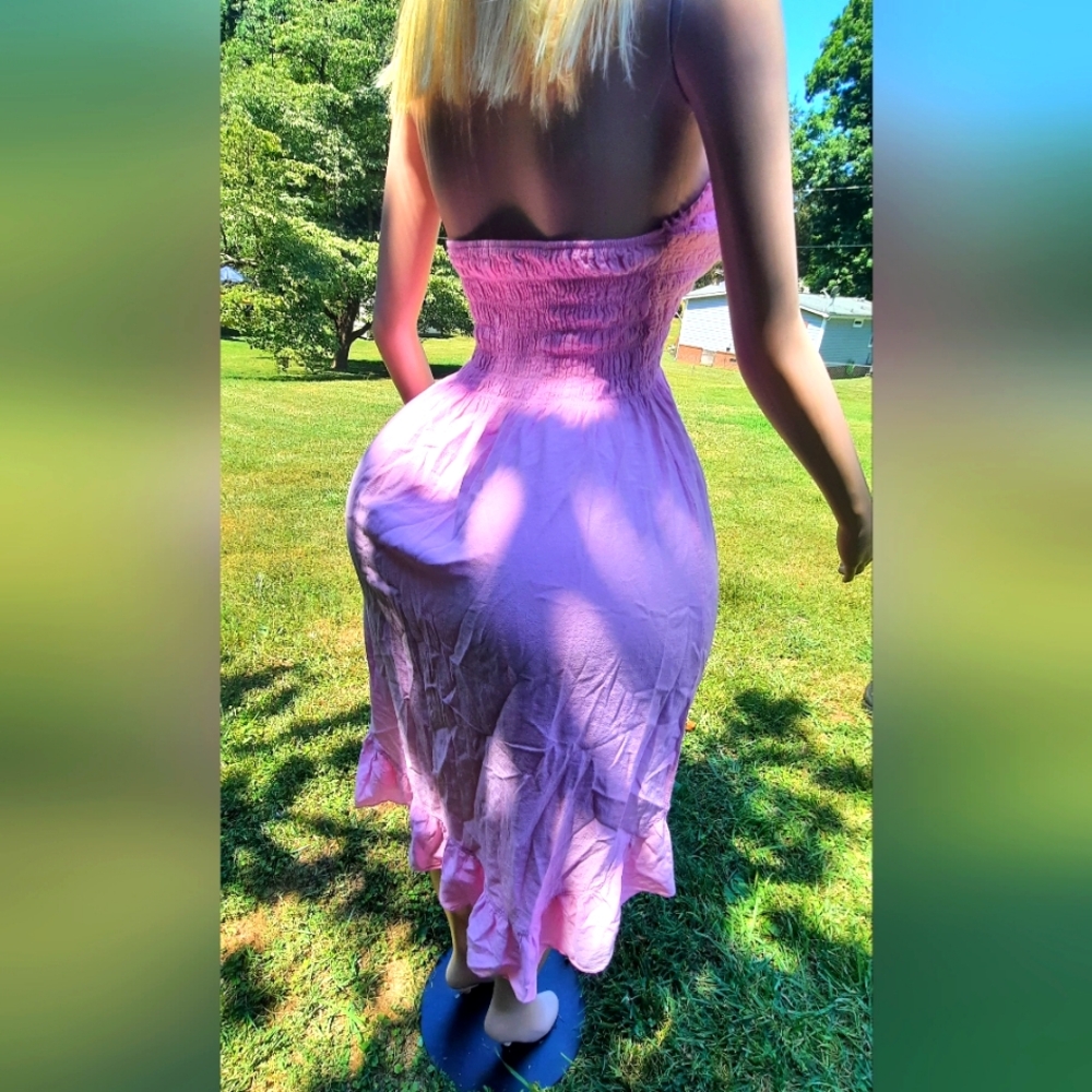 PINK Beach XL halter dress